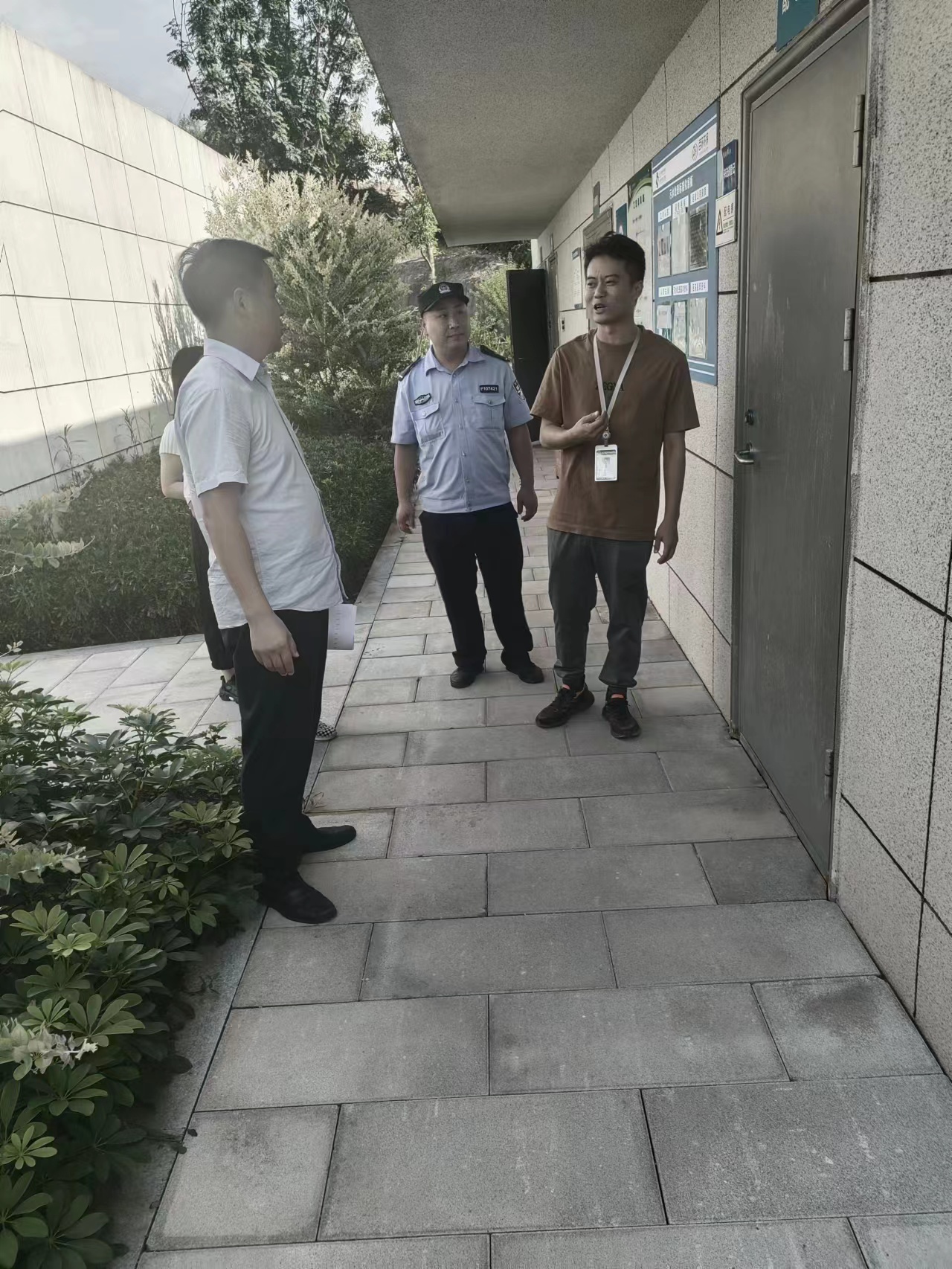 我司沙區(qū)人民醫(yī)院污水運維項目接受安全檢查