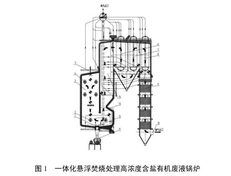 高濃度含鹽有機(jī)廢液懸浮焚燒及鹽回收技術(shù)裝備