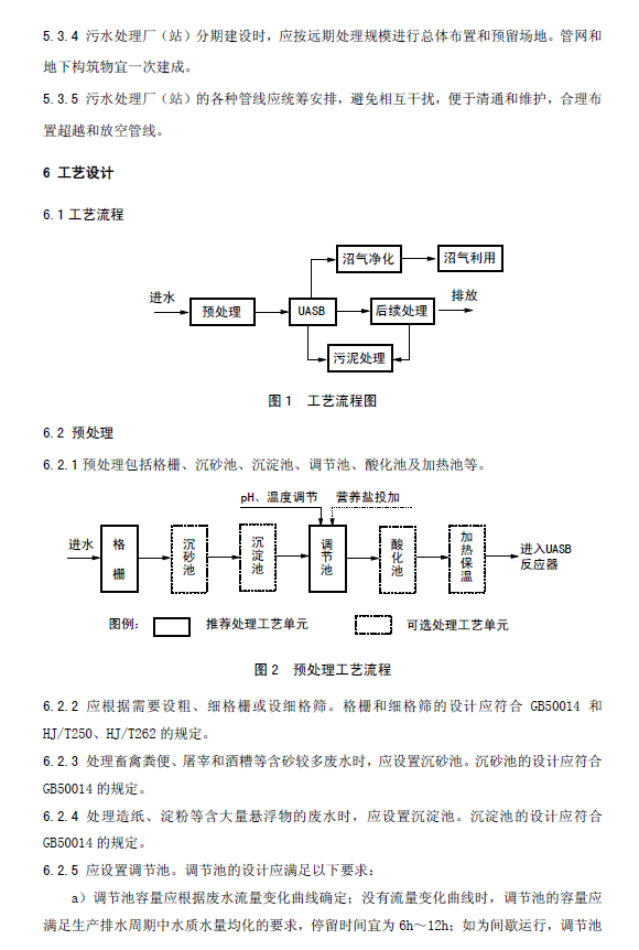 升流式厭氧污泥床反應(yīng)器污水處理工程技術(shù)規(guī)范